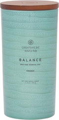 Candle Mind Body Serenity Scented Candle Balance with Pure Essential Oils Orange Large
