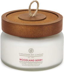 Candle Scented Candle Woodland Berry Small White