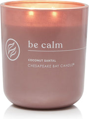 Candle Intentions Collection Candle Be Calm Relax and let go Coconut Santal 13 oz Home Décor