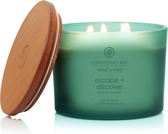 Candle Escape Discover 3 Wick Coffee Table Jar