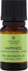 Candle 100 Pure Essential Diffuser Oil Happiness Ylang Ylang Lavender Petitgrain 10 Milliliter