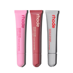 the peptide lip trio strawberry glaze jelly bean salty tan