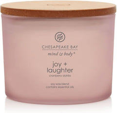 Candle Scented Candle Joy Laughter Cranberry Dahlia Coffee Table Home Décor
