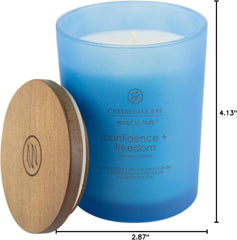 Candle Scented Candle Confidence Freedom Oak Moss Amber Medium Home Décor