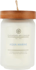 Candle Scented Candle Aqua Marine Waterlily Seagrass Large Jar