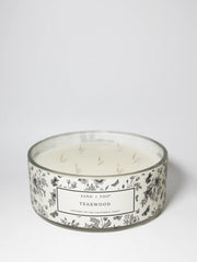 Teakwood 34 oz scented candle