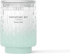 8oz Marine Drift Scented Candle Mood Evoking Fragrance Textured Sea Glass Inspired Jar Premium Soy Blend Wax with Essential Oils Coastal Fragrance for Home Décor or Gifting