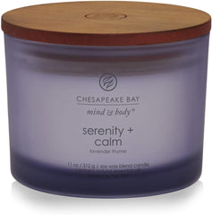 Candle Scented Candle Serenity Calm Lavender Thyme Coffee Table Home Décor