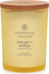 Candle Scented Candle Strength Energy Pineapple Coconut Medium Home Décor