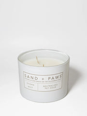 Sand + Paws Ocean Mist 12 oz scented candle