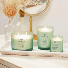 Candle Scented Candle Balance Harmony Water Lily Pear Coffee Table Home Décor