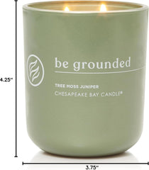 Candle Intentions Collection Candle Be Grounded Find Your Center Tree Moss Juniper 13 oz Home Décor