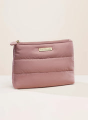 Puffy Makeup Bag Mauve