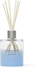 Reed Diffuser 57oz Serene Waters Scent Mood Evoking Sea Glass Inspired Jar Room Filling Fragrance Made with Essential Oils Coastal Fragrance for Home Décor or Gifting