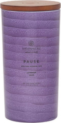 Candle Mind Body Serenity Scented Candle Pause with Pure Essential Oils Lavender and Sage Large