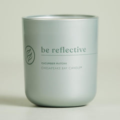 Candle Intentions Collection Candle Be Reflective Take time to look inward Cucumber Matcha 13 oz Home Décor