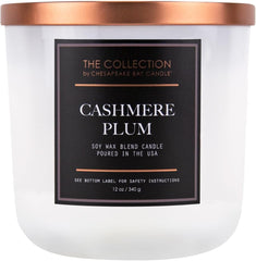Candle The Collection Two Wick Scented Candle Cashmere Plum Medium Jar