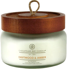 Candle Scented Candle Driftwood Amber Small
