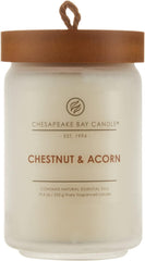 Candle PT96742 Scented Candle Chestnut Acorn Large Jar Brown