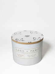 Sand + Paws Lavender Musk 12 oz scented candle