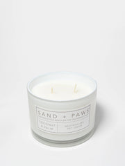 Sand + Paws Coconut & Palm 12 oz scented candle