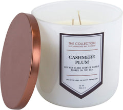 Candle The Collection Two Wick Scented Candle Cashmere Plum Medium Jar