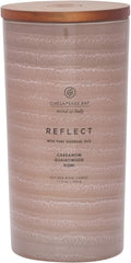 Candle Mind Body Serenity Scented Candle Reflect with Pure Essential Oils Cardamom Guaiacwood Elemi Large