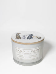 Sand + Paws Cedar & Lavender 12 oz scented candle