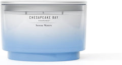 145oz Serene Waters Scented Candle Mood Evoking Fragrance Sea Glass Inspired Jar Premium Soy Blend Wax with Essential Oils Coastal Fragrance for Home Décor or Gifting
