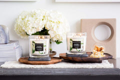 Aromascape 3 Wick Scented Jar Candle Jasmine Gardenia 2 Pack