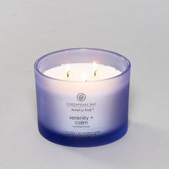 Candle Scented Candle Serenity Calm Lavender Thyme Coffee Table Home Décor