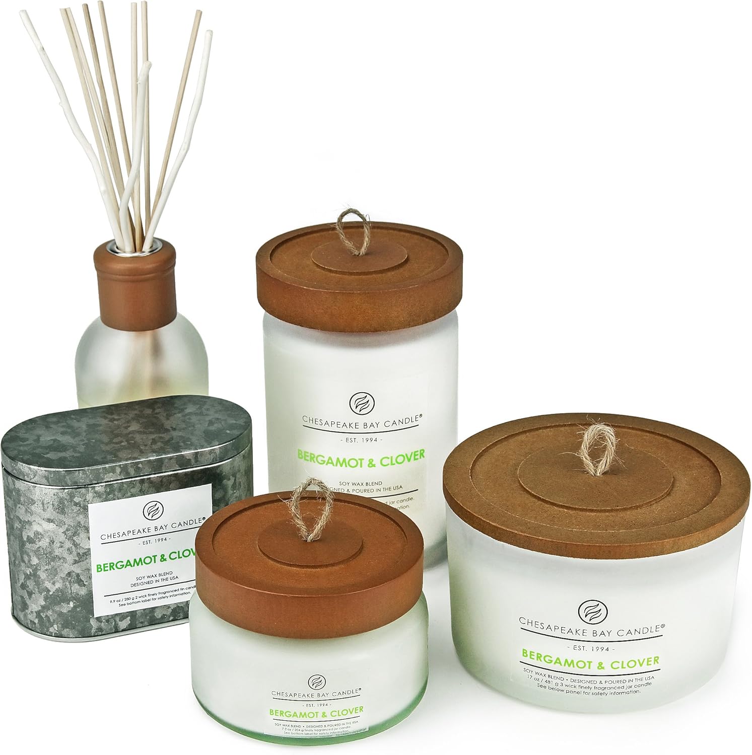 Candle PT40674 Scented Candle Bergamot Clover Large Jar