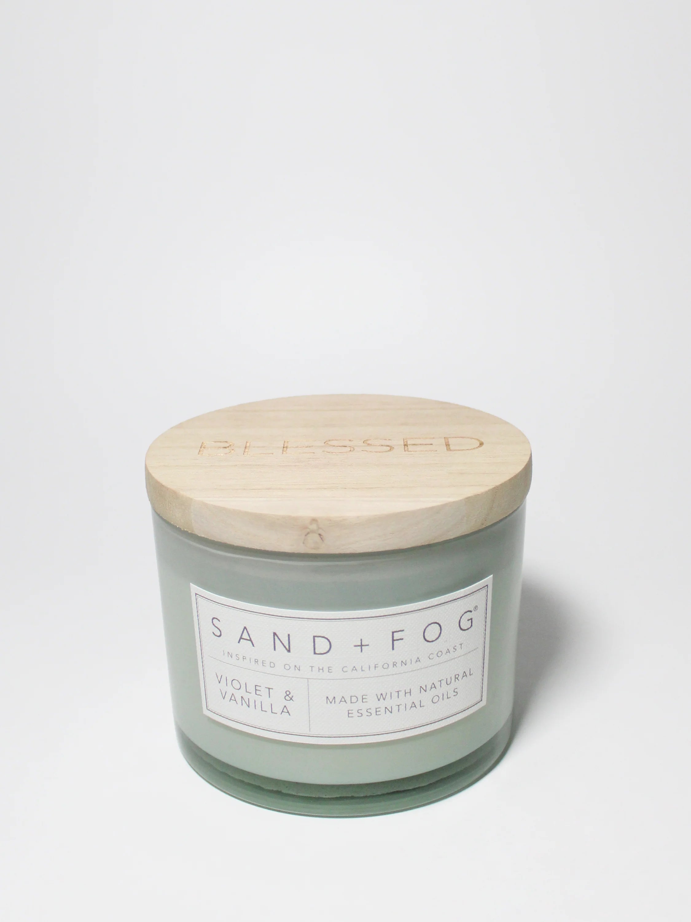 Violet & Vanilla 12 oz scented candle