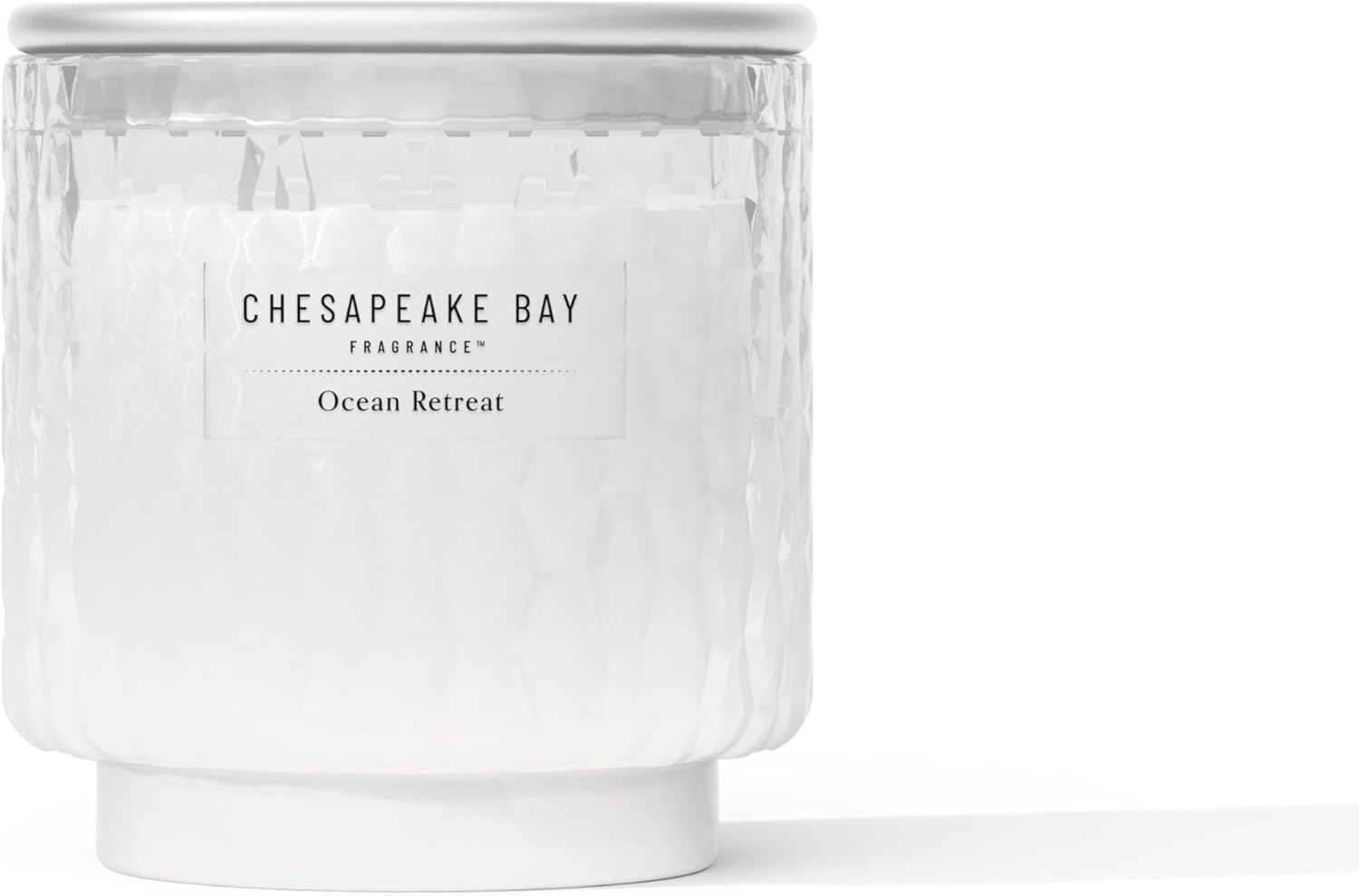 11oz Ocean Retreat Scented Candle Mood Evoking Fragrance Textured Sea Glass Inspired Jar Premium Soy Blend Wax with Essential Oils Coastal Fragrance for Home Décor or Gifting