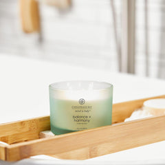 Candle Scented Candle Balance Harmony Water Lily Pear Coffee Table Home Décor