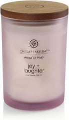 Candle Scented Candle Joy Laughter Cranberry Dahlia Medium Home Décor