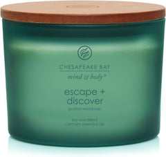 Candle Escape Discover 3 Wick Coffee Table Jar