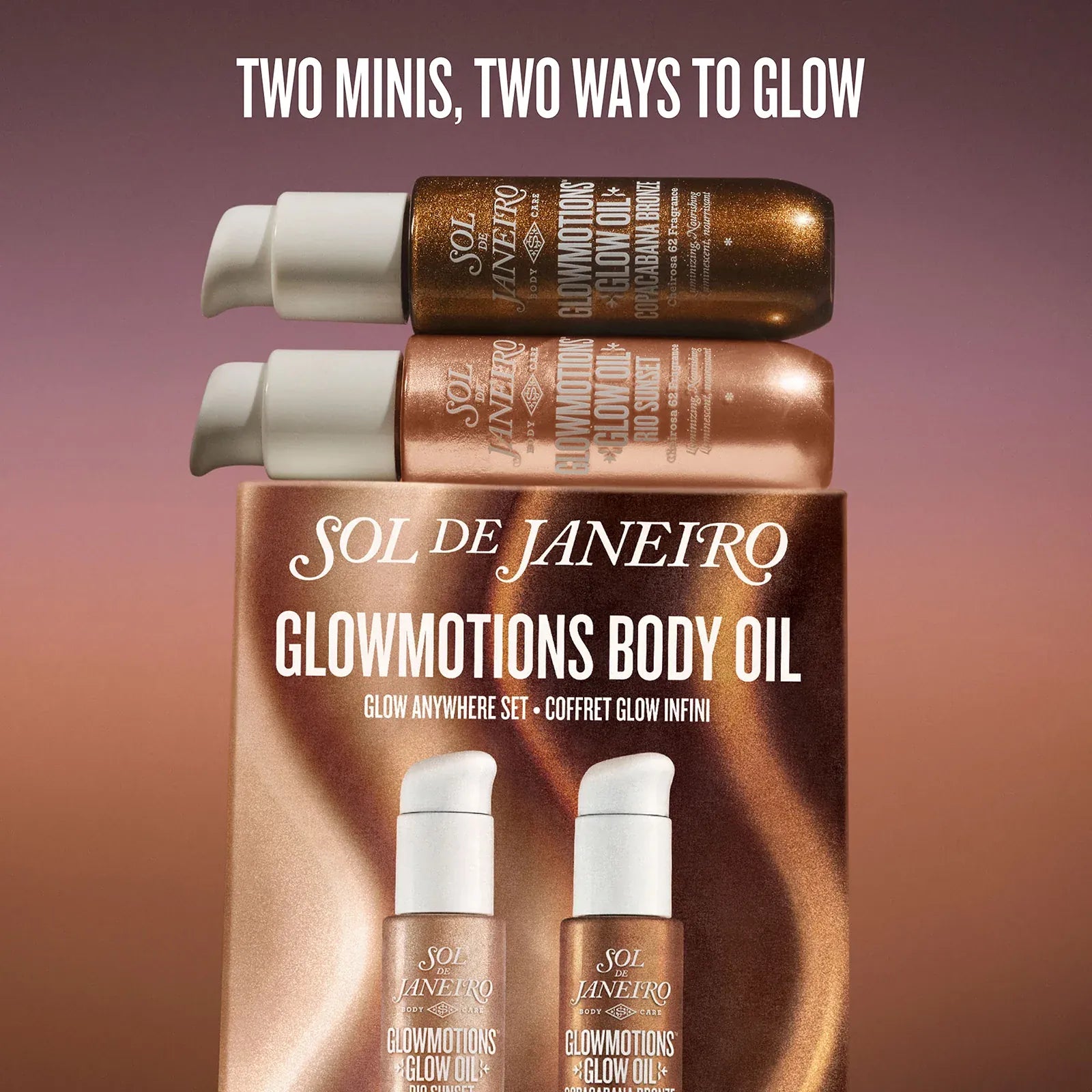 Glowmotions Body Oil Glow Anywhere Set