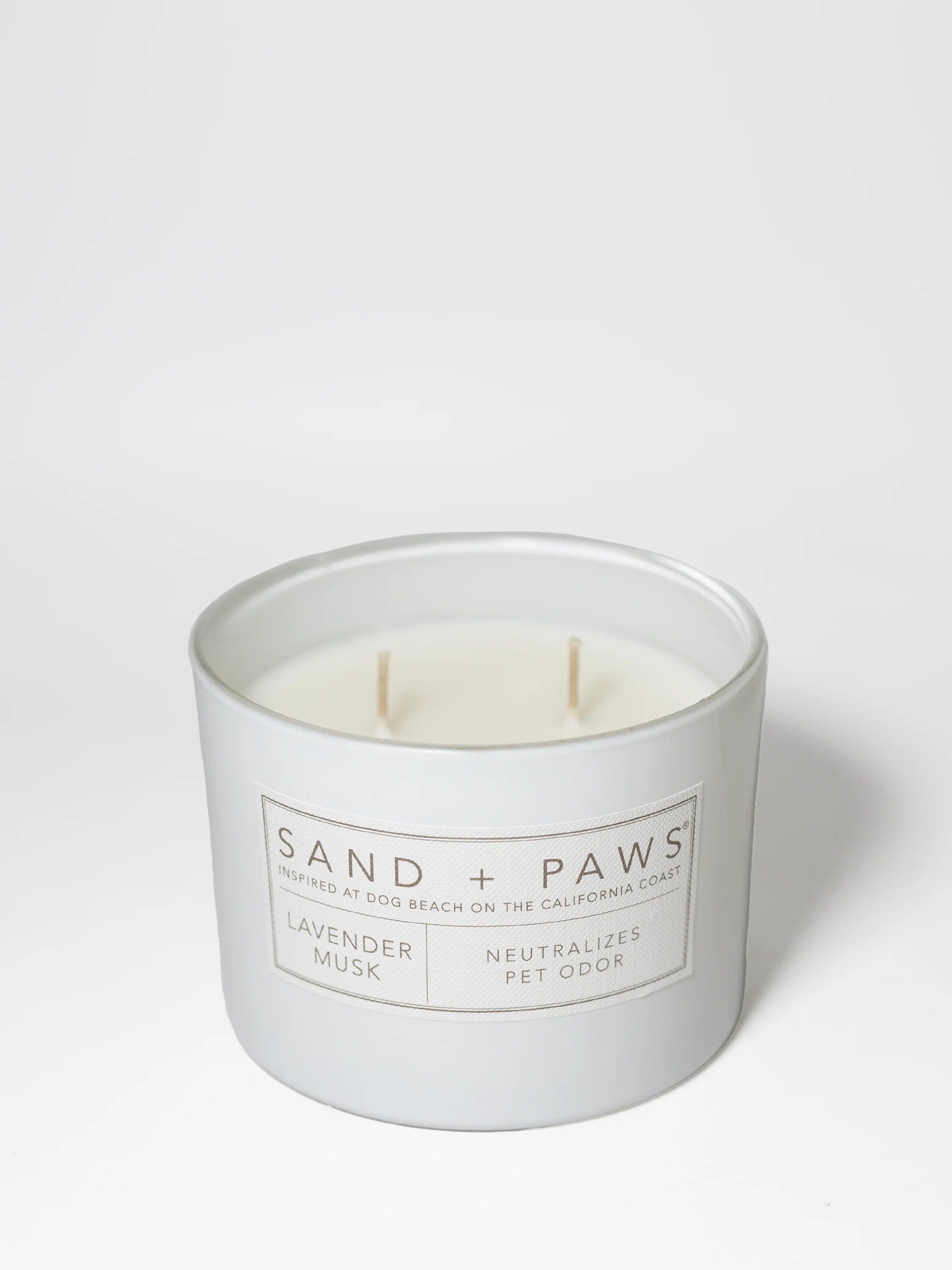 Sand + Paws Lavender Musk 12 oz scented candle