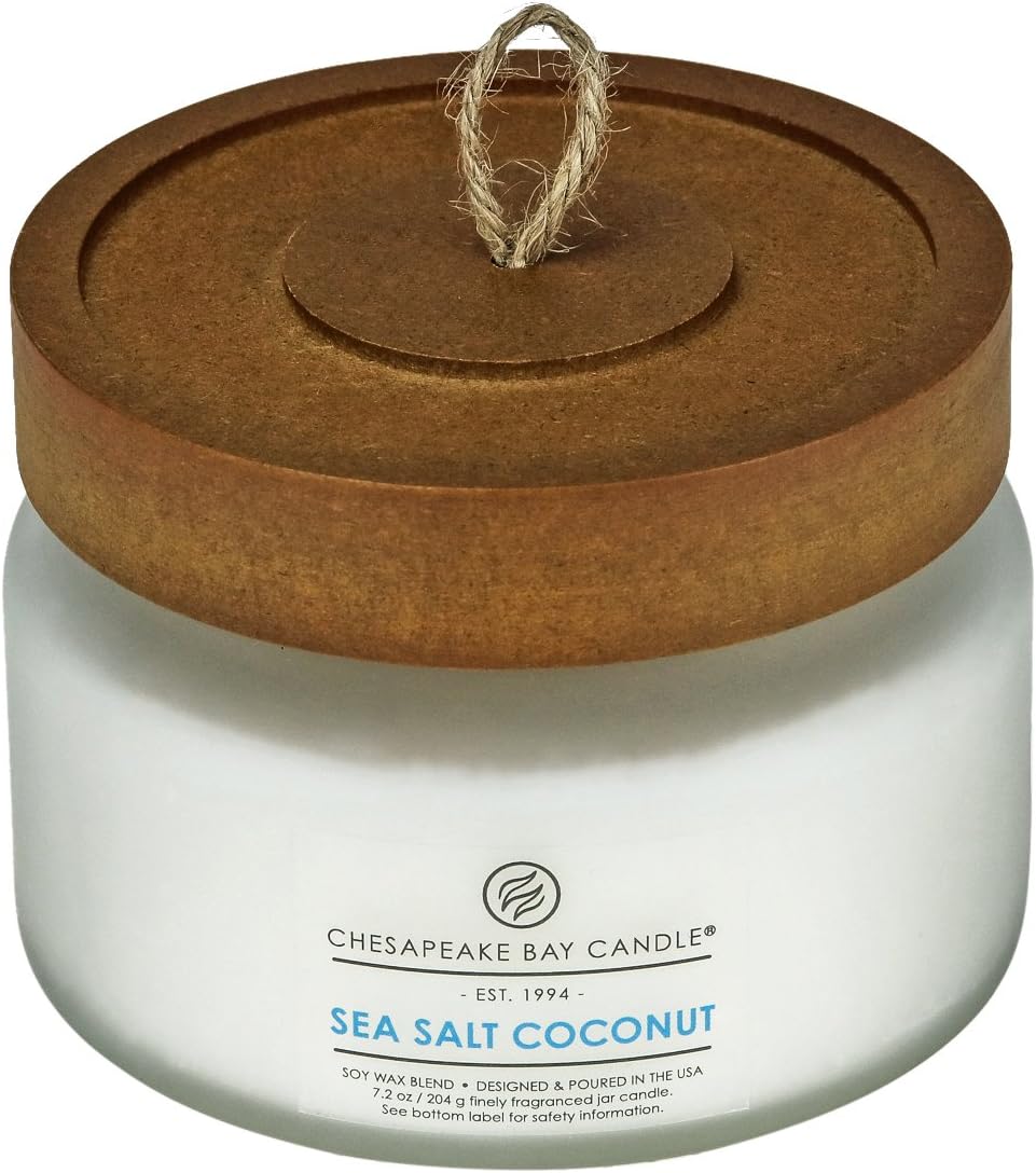 Candle Scented Candle Sea Salt Coconut Small