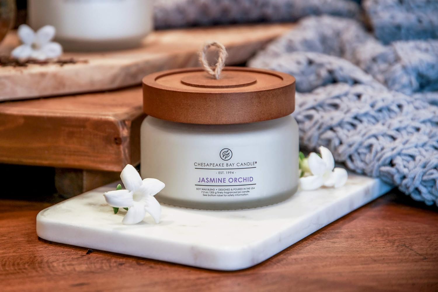 Candle Scented Candle Jasmine Orchid Small 2 Pack