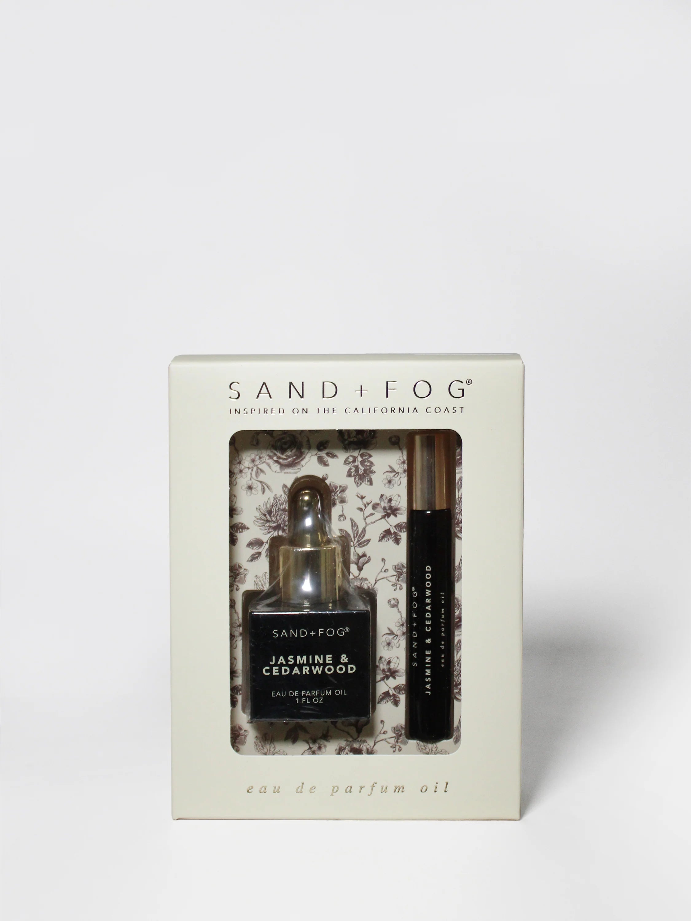 Perfume Oil Rollerball and Perfume Dropper Set - Jasmine & Cedarwood