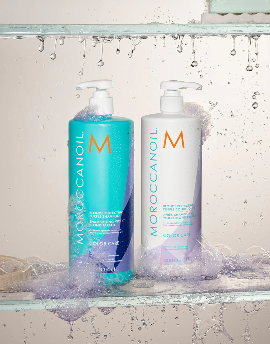 Blonde Perfecting Purple Shampoo Conditioner Liter Bundle