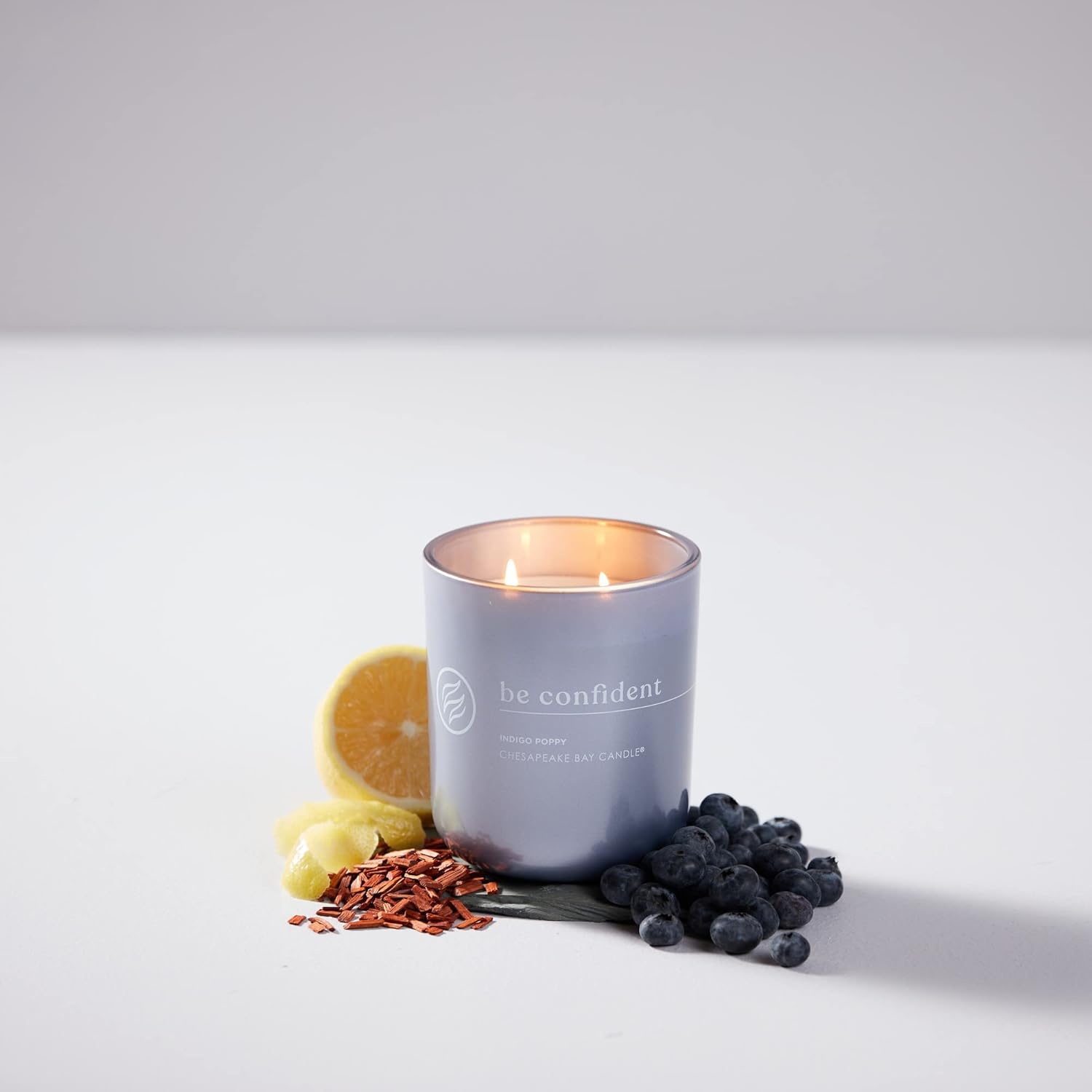 Candle Intentions Collection Candle Be Confident You are enough Indigo Poppy 13 oz Home Décor
