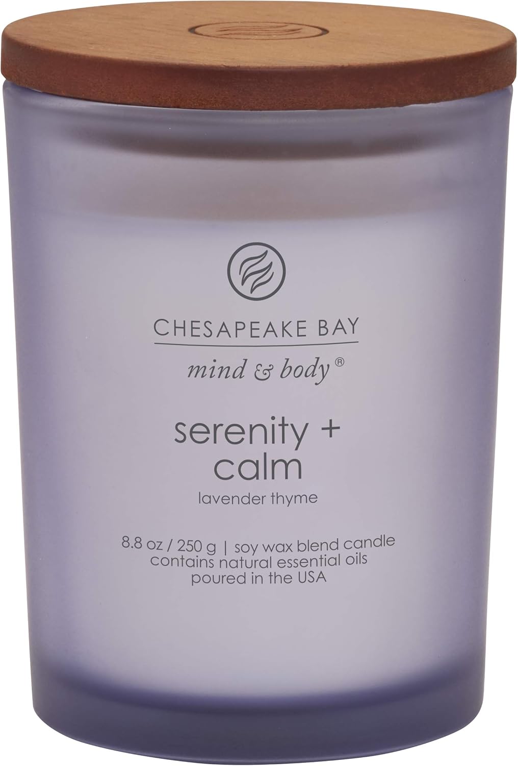 Candle Scented Candles Serenity Calm Lavender Thyme Peace Tranquility Cashmere Jasmine Medium 2 Pack
