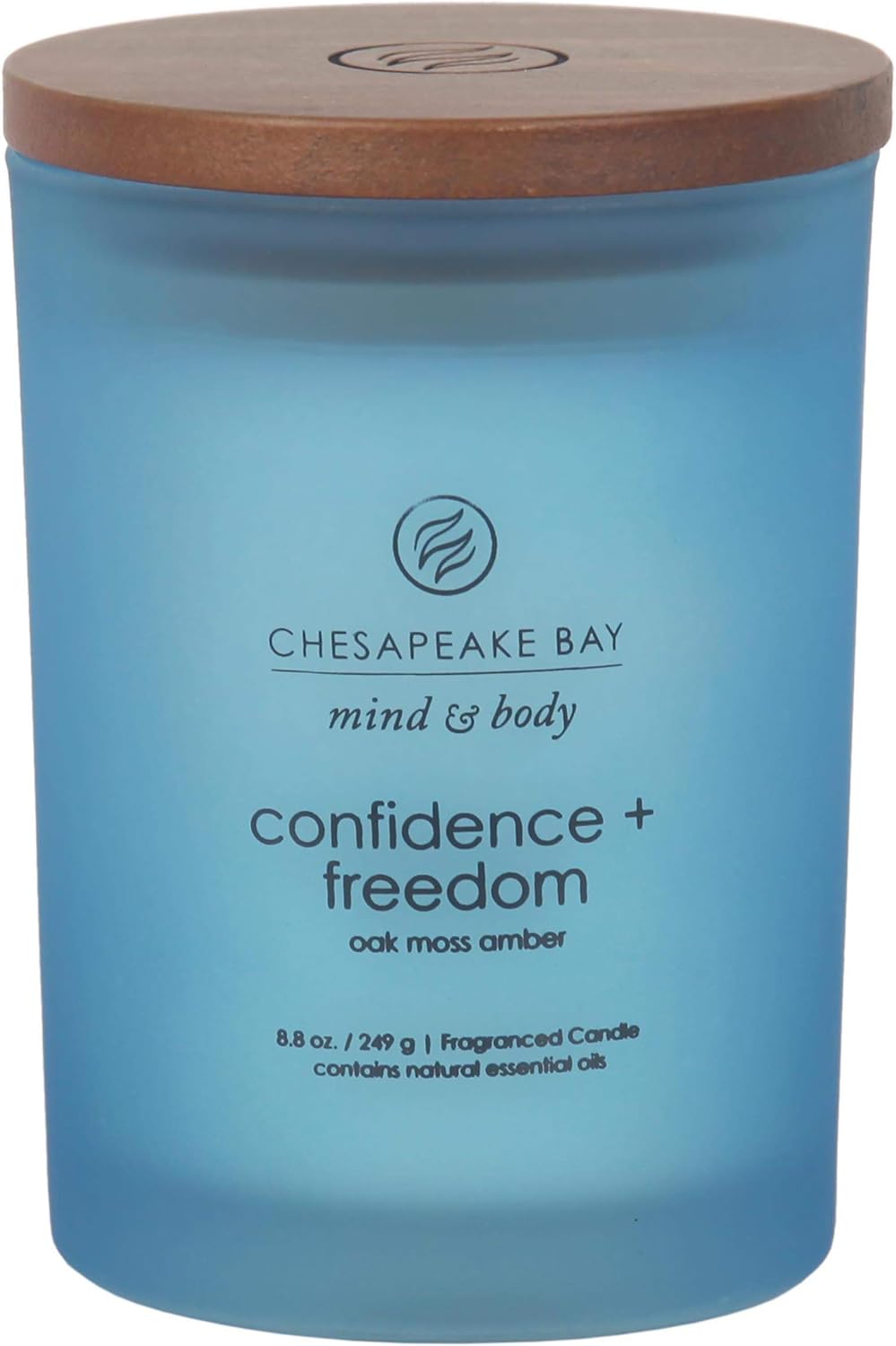 Candle Scented Candle Confidence Freedom Oak Moss Amber Medium Home Décor