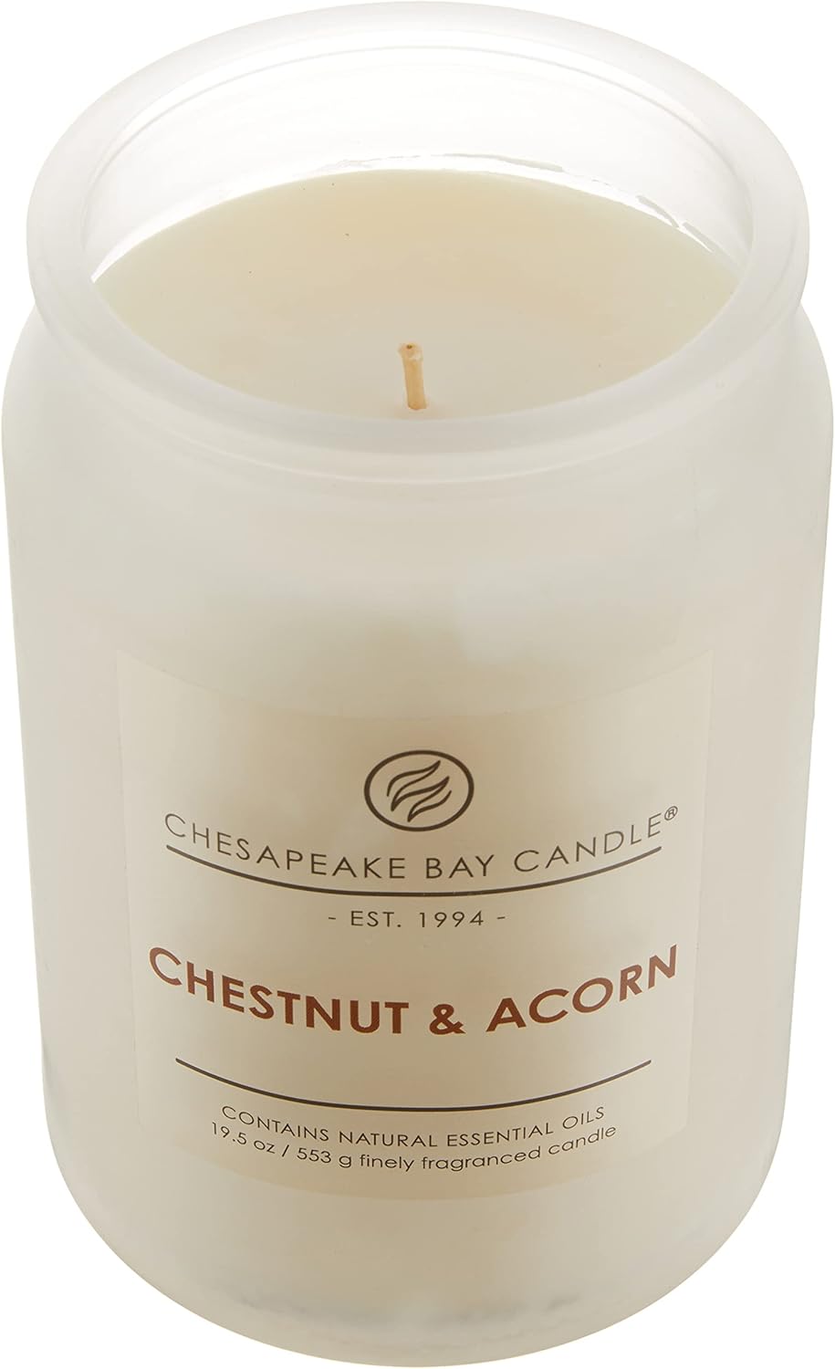 Candle PT96742 Scented Candle Chestnut Acorn Large Jar Brown