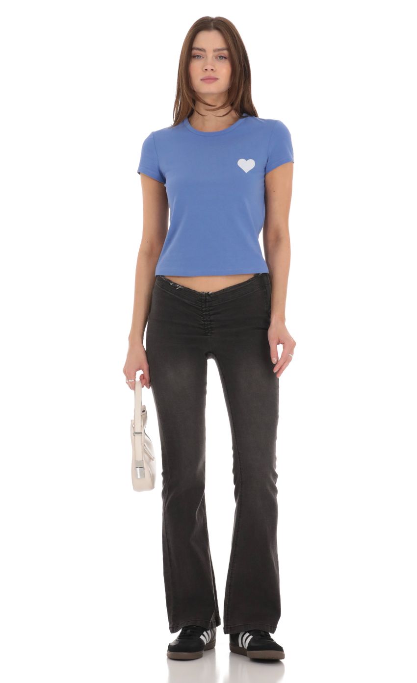 Heart Beverly Hills T Shirt in Blue