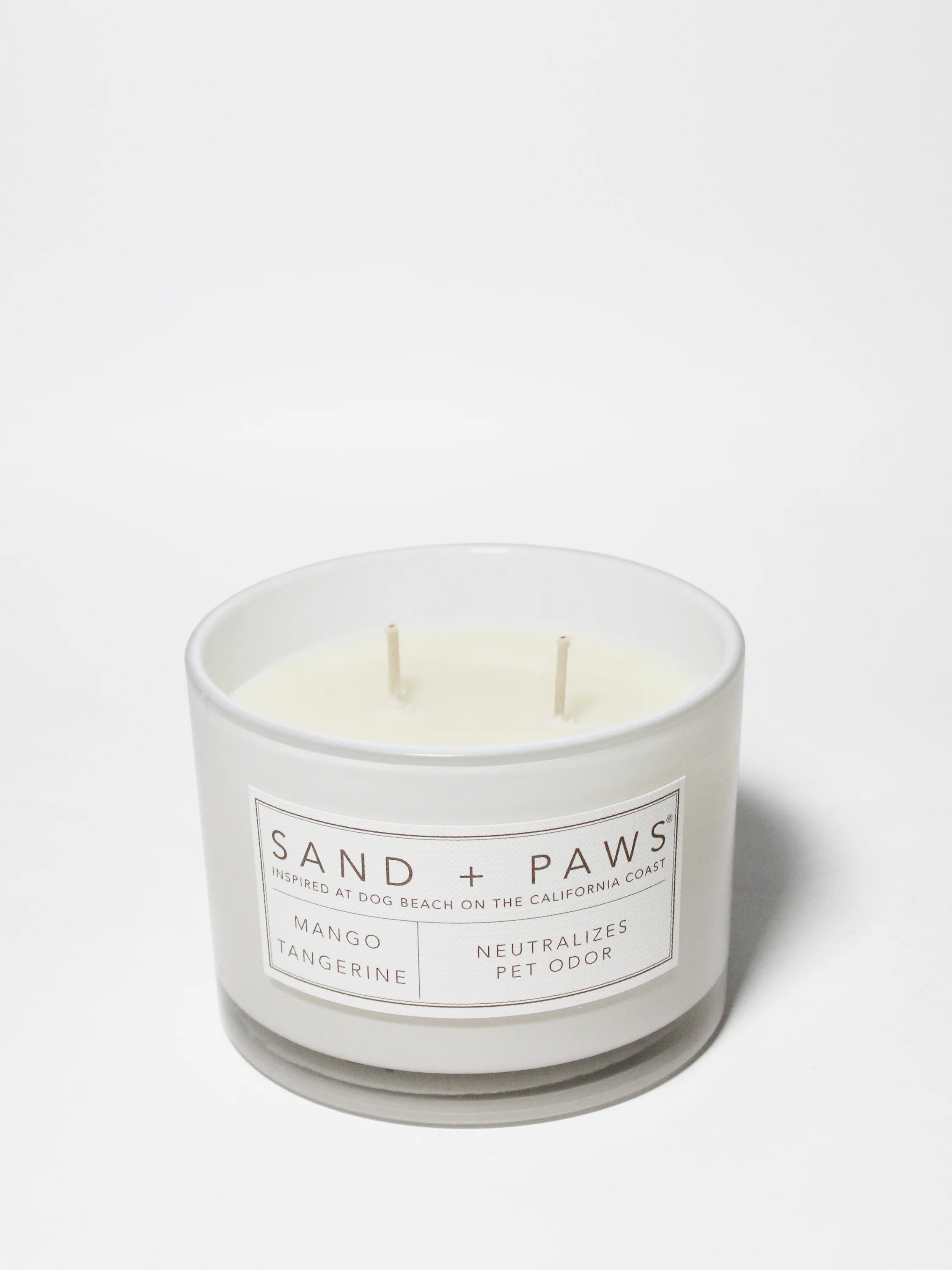 Sand + Paws Mango Tangerine 12 oz scented candle