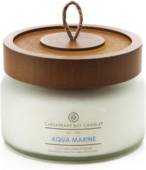 Candle Scented Candle Aqua Marine Waterlily Seagrass Small